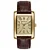 Seculus Analógico Quadrado Couro Croco Dourado 23744GPSVDC2 - Imagem 1
