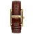 Seculus Analógico Quadrado Couro Croco Dourado 23744GPSVDC2 - Imagem 2