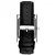 Seculus Masculino Aço Quadrada Mostrador Números Romanos 23744G0SVNC1 - Imagem 2