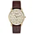 Seculus Masculino Couro Croco Dourado 23725GPSVDC2 - Imagem 1