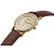Seculus Masculino Couro Croco Dourado 23725GPSVDC2 - Imagem 5