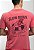 Camiseta Masculina de Malha Premium Estonada Vermelha Estampa Costas - Slow Down - Imagem 1