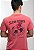 Camiseta Masculina de Malha Premium Estonada Vermelha Estampa Costas - Slow Down - Imagem 4
