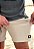 Shorts Microfibra Elastano Mega Confortável Lightweight Beige OffWhite - Imagem 4