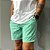 Short Linho Masculino Casual Premium Verde Pastel - Imagem 4