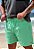 Short Linho Masculino Casual Premium Verde Pastel - Imagem 3