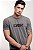 Camiseta Masculina de Malha Premium Estonada Cinza - LVBR Logo - Imagem 1