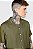 Camisa Masculina Lisa Manga Curta Viscose Premium - Verde Militar - Imagem 2