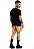 Kit 3 Camisetas Básicas Corte A Fio 100% Algodão - Preto - Imagem 7