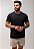Kit 3 Camisetas Básicas Corte A Fio 100% Algodão - Preto - Imagem 6