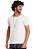 Kit 3 Camisetas Básicas Corte A Fio 100% Algodão - OffWhite - Imagem 3