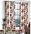 Cortina Rustica para Sala Estampada 3m Floral - Imagem 1