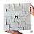 Mosaico de Pedra São Tomé Branco Variadinho Telado 30x30 - 1 m² - Imagem 5