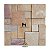 Mosaico de Pedra São Tomé Amarela Variadão Telado 30x30 - 1 m² - Imagem 1