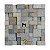 Mosaico de Pedra Luminárias Verde Variadinho Telado 30x30 - 1 m² - Imagem 1