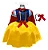 Vestido Fantasia Maça Neve Infantil Luxo Disney - Imagem 1