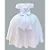 Vestido Infantil Branco Longo Daminha Batizado Casamento Comunhão - Imagem 3