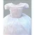 Vestido Infantil Branco Longo Daminha Batizado Casamento Comunhão - Imagem 2