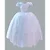 Vestido Infantil Branco Longo Daminha Batizado Casamento Comunhão - Imagem 1
