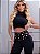 Calça Skinny com Ilhós e Efeito Empina Bumbum - Imagem 4