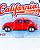 California Minis - Volkswagen Beetle (Fusca) - Vermelho 1:64 - Imagem 2