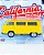 California Minis - Volkswagen Kombi T2 - Amarelo 1:64 - Imagem 2