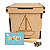 AL008 - Kit Caixinha Mdf com Gravação e Sementes Flores - Imagem 2