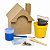 AL016 - Kit Casinha Mdf com Tinta e Pincel - Imagem 7