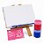AL019 - Brinde Infantil Para Pintar com Cavalete MDF, Tela, Tintas e Pincel - Imagem 11