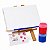 AL019 - Brinde Infantil Para Pintar com Cavalete MDF, Tela, Tintas e Pincel - Imagem 12