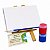 AL019 - Brinde Infantil Para Pintar com Cavalete MDF, Tela, Tintas e Pincel - Imagem 7