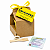 AL029 - Kit Cestinha Kraft com Semente Personalizada - Imagem 7