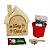 AL041 - Kit Casinha MDF com Gravação e Sementes Flores - Natal - Imagem 2