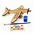 AL055 - Kit Pintura Avião Mdf com Tinta e Pincel - Imagem 1