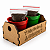 AL073 - Kit Cultivo Cachepô Mdf com 2 Vasos e 2 Semente Gravada - Imagem 6