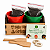 AL073 - Kit Cultivo Cachepô Mdf com 2 Vasos e 2 Semente Gravada - Imagem 1