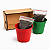 AL074 - Kit Cultivo Cachepô Mdf com 2 Vasos e 2 Sementes Flores - Imagem 4