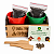 AL074 - Kit Cultivo Cachepô Mdf com 2 Vasos e 2 Sementes Flores - Imagem 1