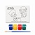 AL215 - Kit Pintura com 4 Tintas e Tela Gravada - Imagem 5