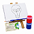 AL103 - Kit Pintura Cavalete com Tela Gravada - Imagem 6
