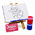 AL103 - Kit Pintura Cavalete com Tela Gravada - Imagem 4