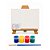 AL135 - Kit Pintura com Tela 20 x 15, Cavalete MDF, 4 Tintas e Pincel - Imagem 3