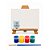 AL135 - Kit Pintura com Tela 20 x 15, Cavalete MDF, 4 Tintas e Pincel - Imagem 6