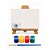 AL135 - Kit Pintura com Tela 20 x 15, Cavalete MDF, 4 Tintas e Pincel - Imagem 5