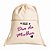 AL192 - Mochila Saco Ecológica Algodão Com Bolso - Imagem 2