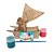 AL113 - Kit para Pintar Barco Moana mdf com 2 Tintas e Pincel - Imagem 3