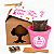 AL147 - Kraft com Vaso Personalizado e Sementes de Flores - Imagem 1