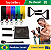 Kit Elásticos Extensores Premium 11 Peças para Musculação, Pilates, Yoga e Treino Funcional - Imagem 1