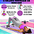 Kit 3 Faixas Elásticas de Resistência para Exercícios, Glúteos, Pilates e Treino Funcional - Imagem 4