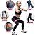 Kit 3 Faixas Elásticas de Resistência para Exercícios, Glúteos, Pilates e Treino Funcional - Imagem 5